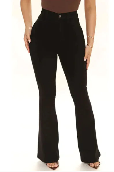 Women's Fashion Casual High Waist Slim-fit Stretch Pants